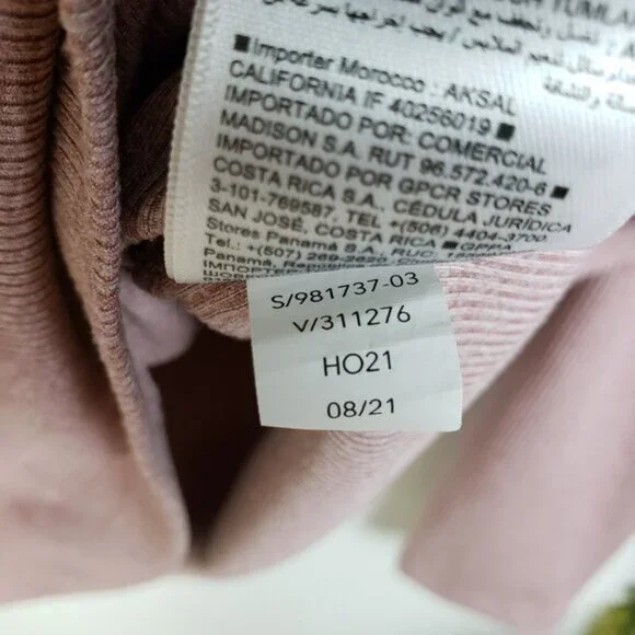 NWOT Athleta Uptempo Ribbed Henley Top Mauve Pink size Large - Picture 13 of 15